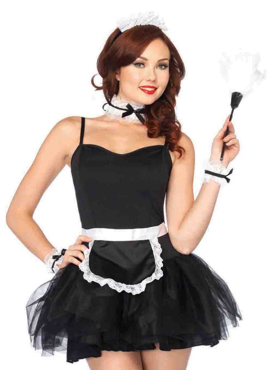 Women's Sexy French Maid Costume Accessory Kit