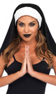 Women's Nun Habit Headpiece Costume Accessory Main Image