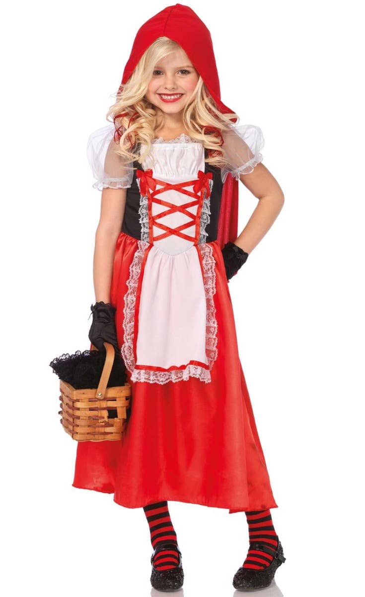 Red Riding Hood Girls Fancy Dress Costume - Main Image