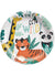 Image Of Lets Get Wild 8 Pack Large 23cm Paper Plates