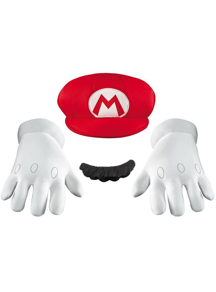 Image of Super Mario Brothers Red Costume Accessory Kit
