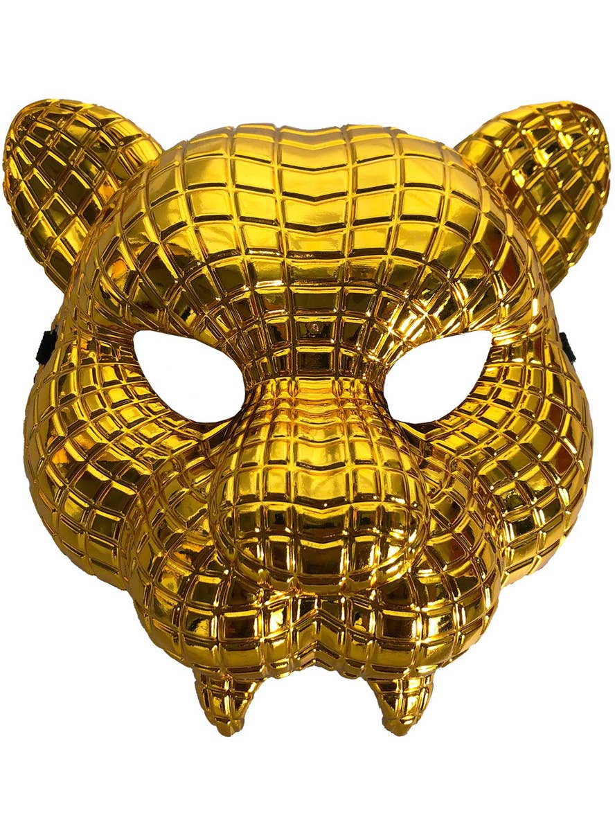Image of Licensed Squid Game VIP Gold Leopard Costume Mask