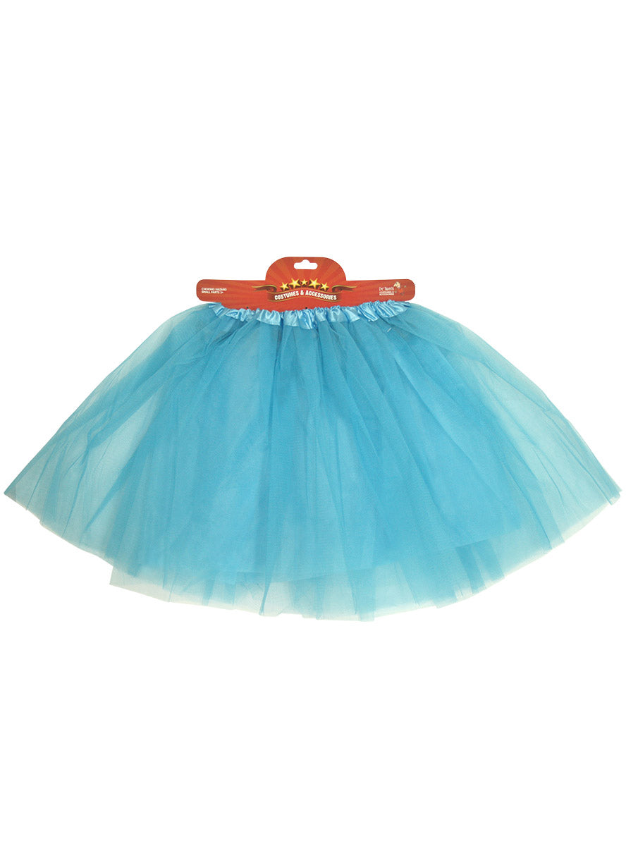 Light Blue Girls Basic Costume Tutu Blue Petticoat For Girls