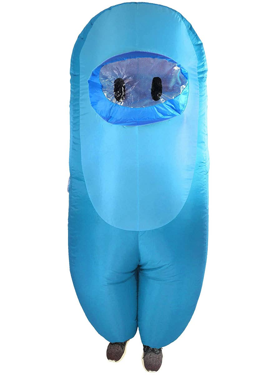 Image of Inflatable Adult's Light Blue SUS Crewmate Killer Costume