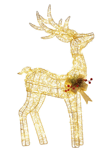 Light Up Christabelle Indoor or Outdoor Warm White LED Reindeer Christmas Decoration - Main Image