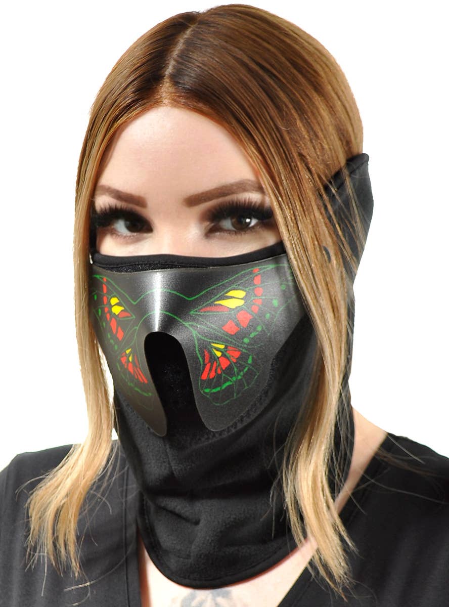 Image of Deluxe Sound Activated Butterfly Light Up Mask 