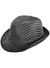 Image of Pinstripe Lightweight Fedora Costume Hat