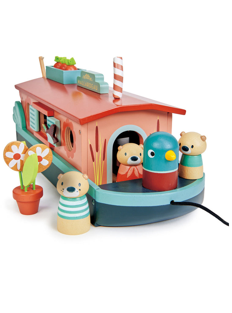 Little Otter Canal Boat Childrens Wooden Toy Set - Alternate Image 2