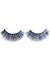 Image of Long Black and Blue Tinsel False Eyelashes - Main Image