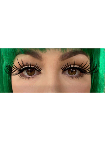 Long Black Spidery Stick On Eyelashes