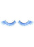 Image of Winged Blue False Eyelashes with Tinsel Highlights - Main Image