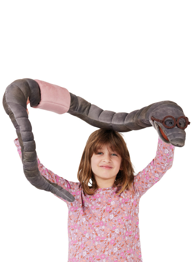 Long Bookworm Hand Puppet - Alternate Image 5