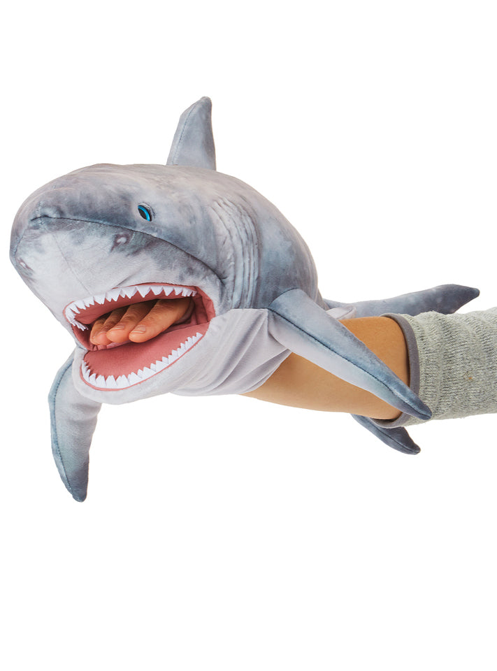Long Great White Shark Hand Puppet - Alternate Image 1