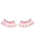 Image of Long Light Pink False Eyelashes with Silver Tinsel - Main Image