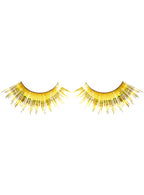 Image of Long Metallic Gold Tinsel False Eyelashes - Main Image