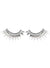 Image of Long Metallic Silver Tinsel False Eyelashes - Main Image