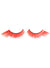 Image of Winged Red False Eyelashes with Tinsel Highlights - Main Image