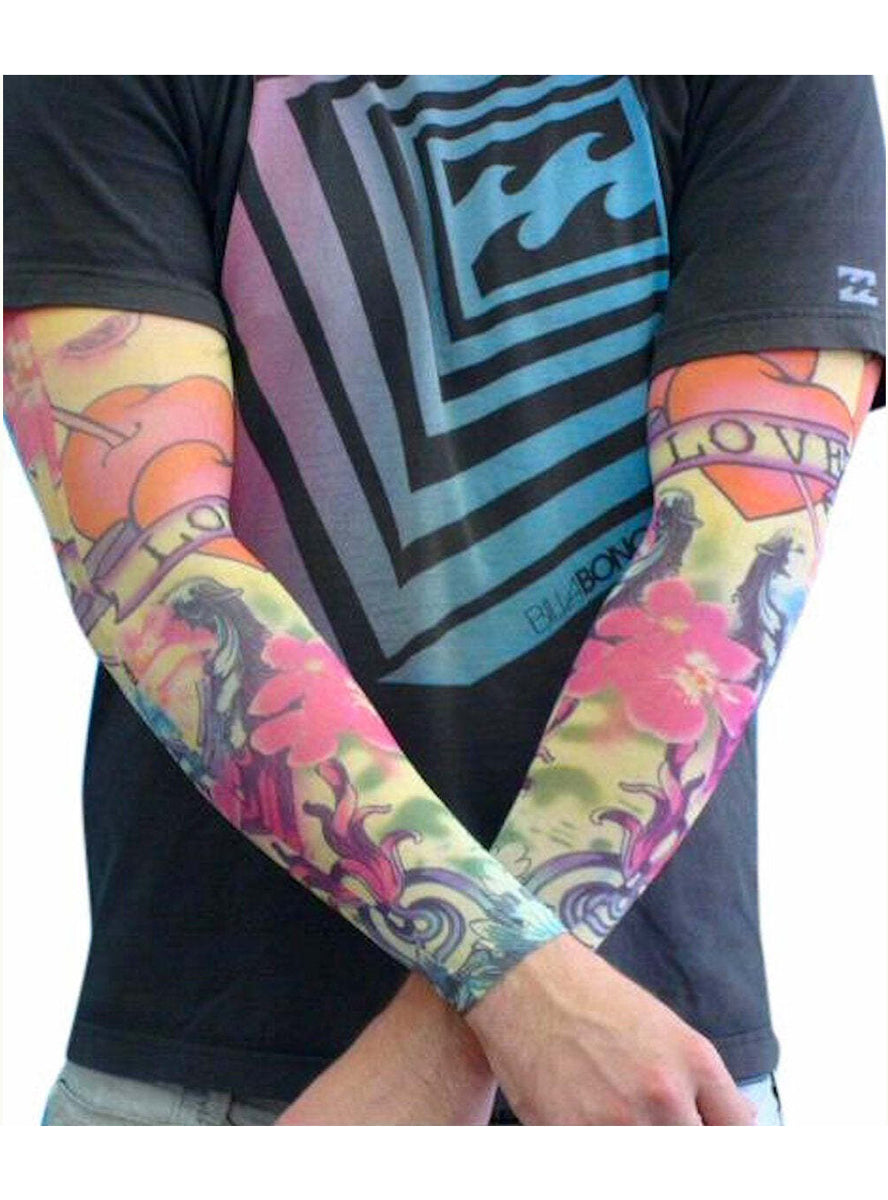 Love 2 Pack Tattoo Arm Sleeves - Main Image