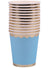 Image of Blue and Gold Foil 12 Pack Paper Cups
