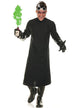 Image of Mad Doctor Men's Black Lab Coat Halloween Costume