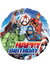 Image Of Marvel Avengers Powers Unite Happy Birthday 45cm Balloon