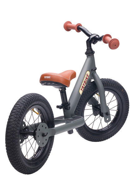 Matte Grey Vintage Tricycle Trybike For Children - Back Image 2
