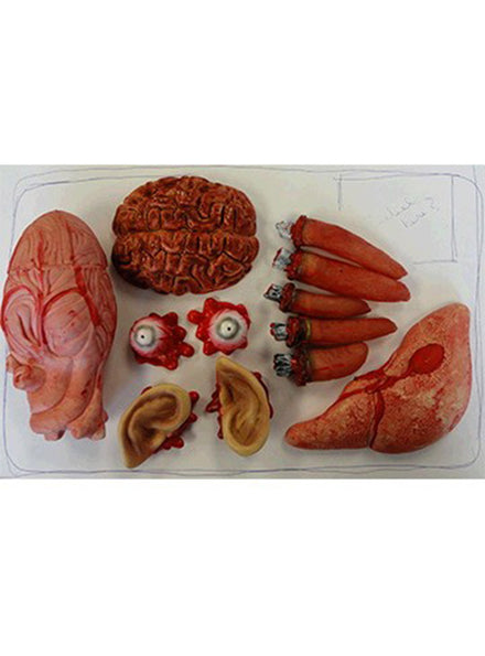 Meat Market Halloween Body Part Decorations - Main Image