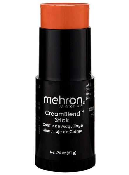 Creamblend Orange makeup stick Mehron