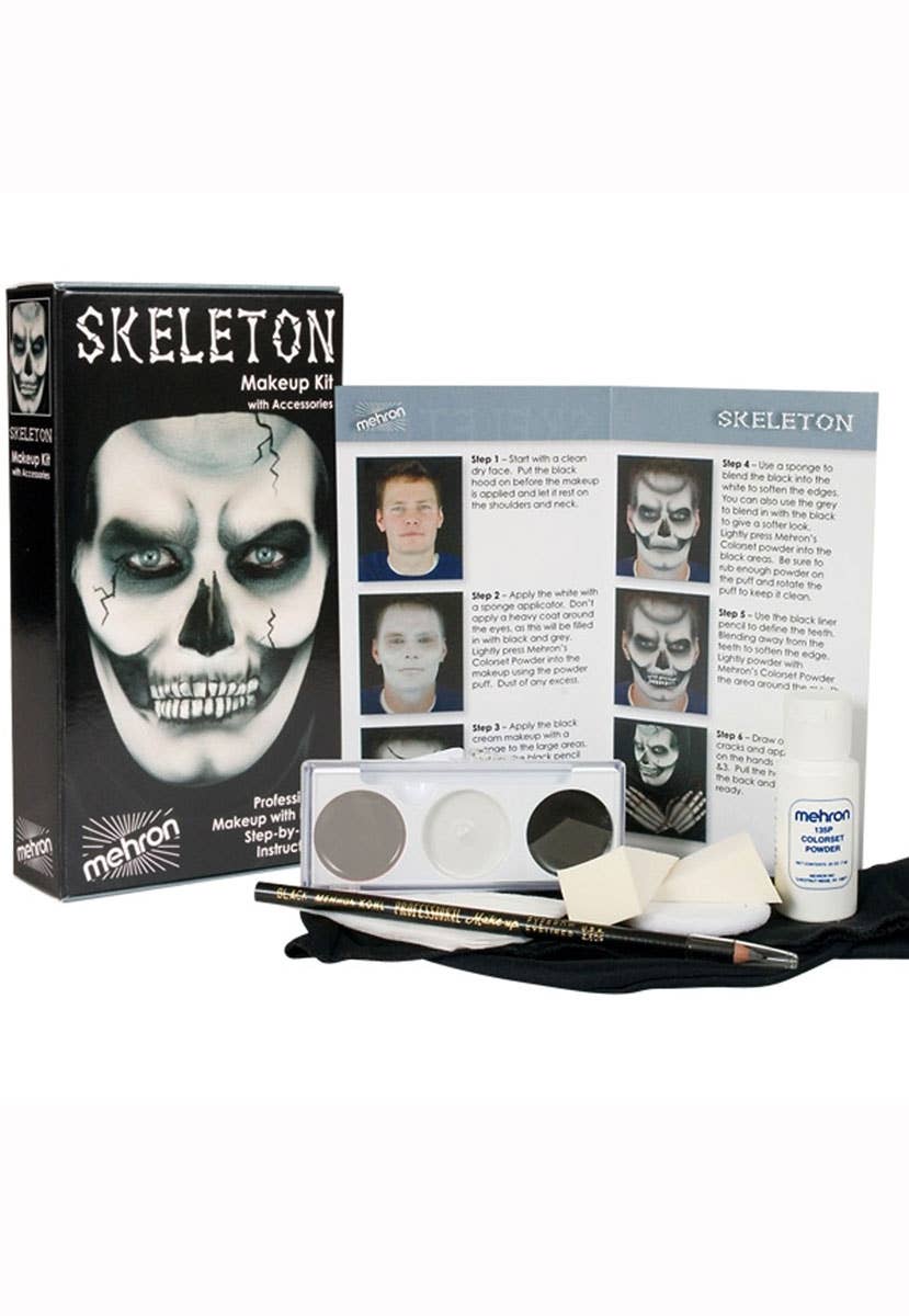 Creepy Skeleton Professional Makeup Kit