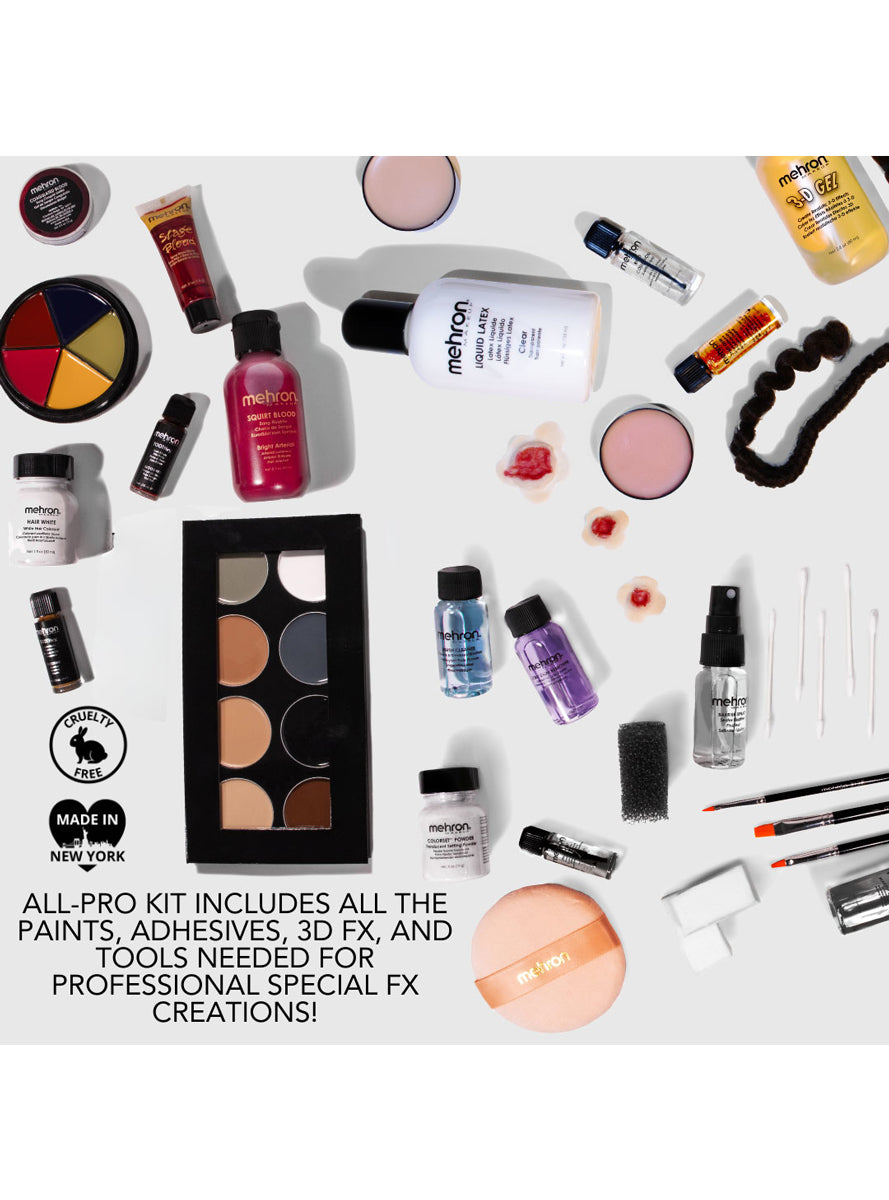 Mehron All Pro Premium Halloween Makeup and Special FX Kit - Alternative Image 1