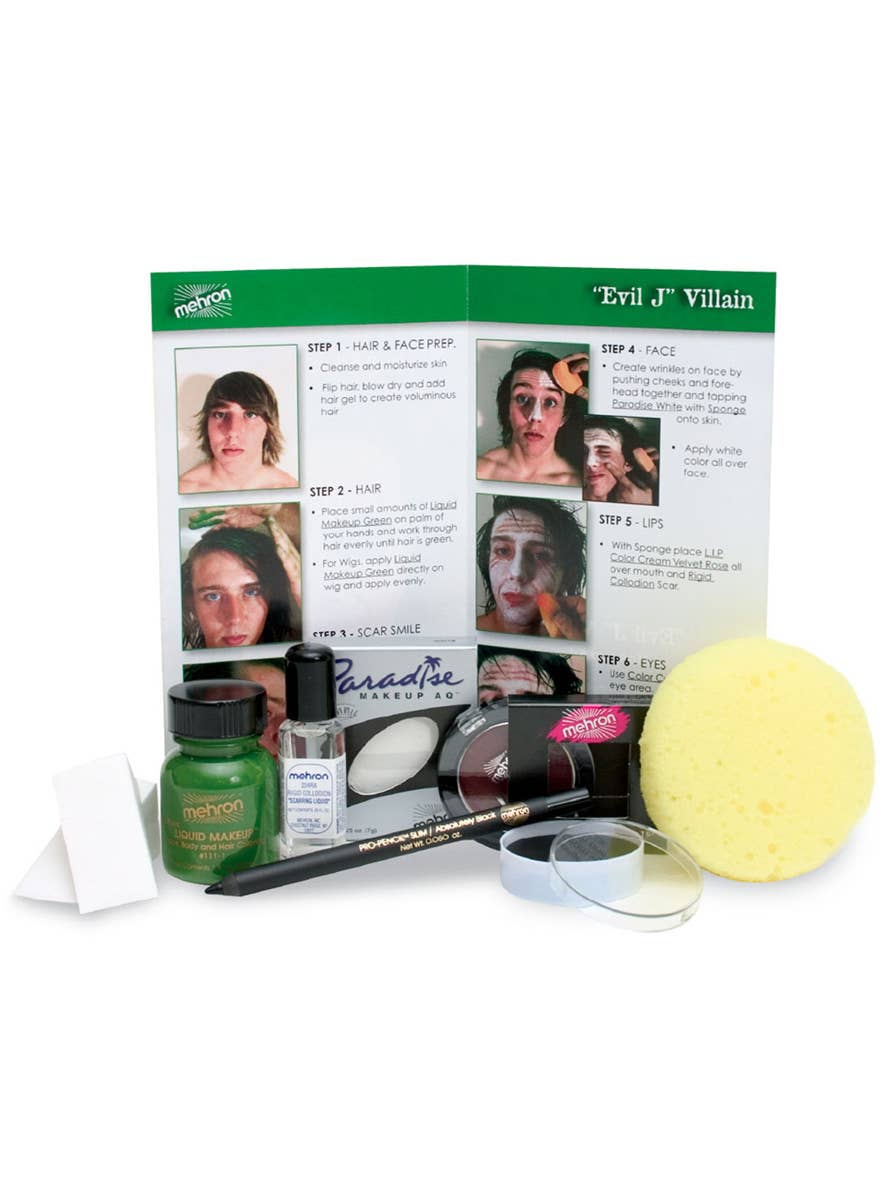 Joker Mehron Deluxe Character Makeup Kit - Alternate Image
