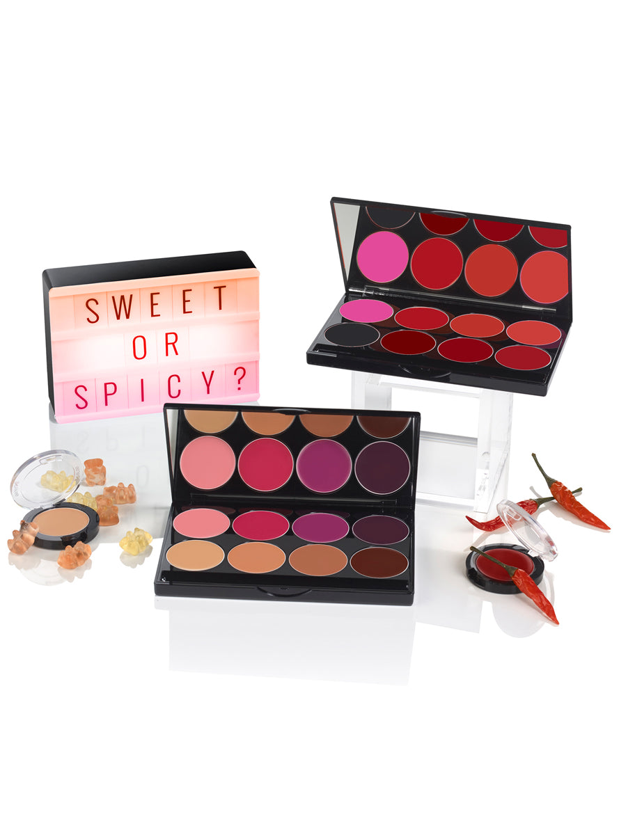 Mehron Lip Cream 8 Colour Spicy Makeup Palette - Alternative Image 3