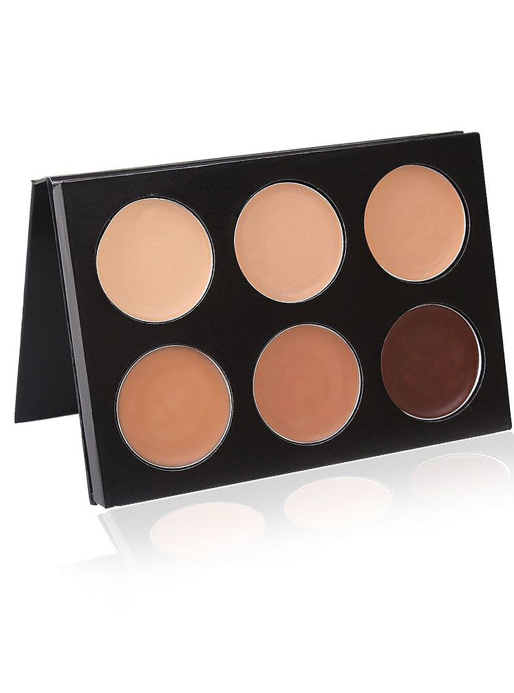 Mehron Mask Cover Olive Shades 6 Colour Grease Makeup Palette - Main Image