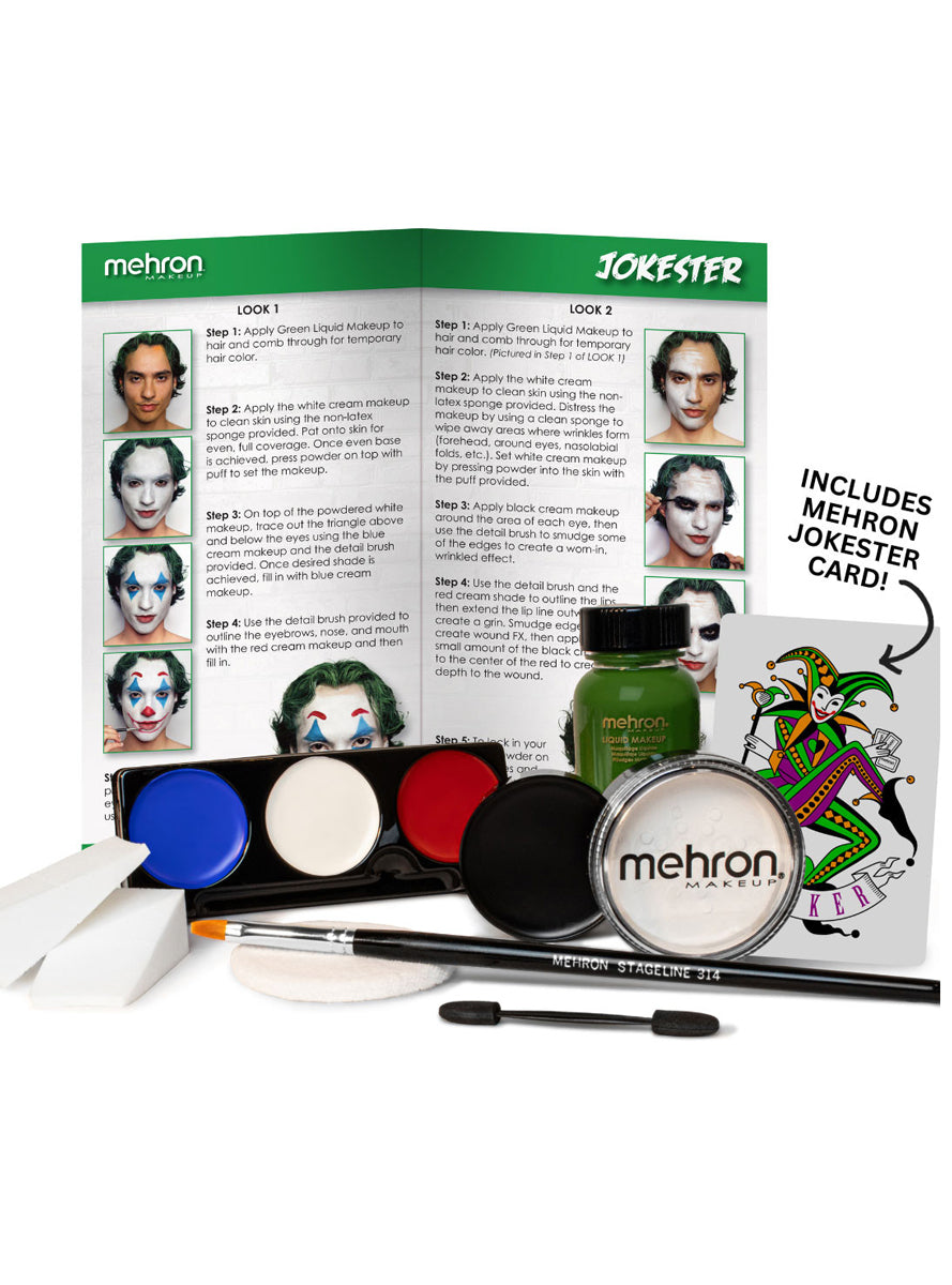 Jokester Mehron Deluxe Character Makeup Kit - Alternative Image 2
