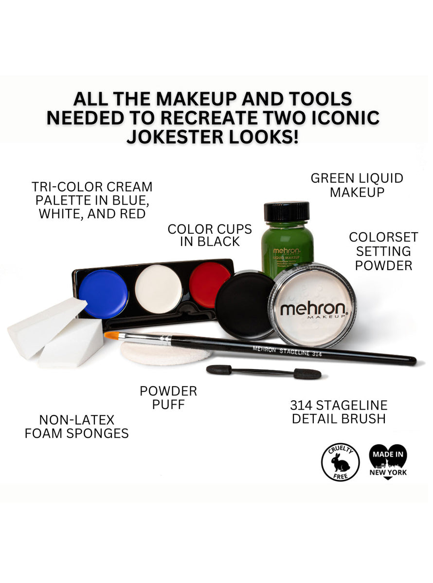 Jokester Mehron Deluxe Character Makeup Kit - Detail Image 