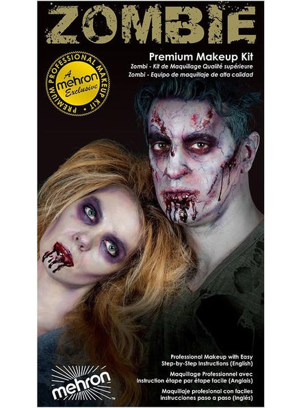 Professional Zombie SFX Halloween Makeup Kit - Main Image