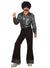 Image of Disco Men's Flared Black 1970s Costume Pants