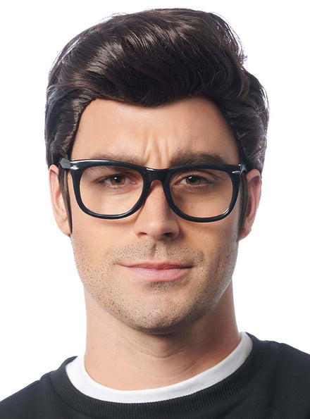 Image of Short Brown David Rose Style Men's Costume Wig