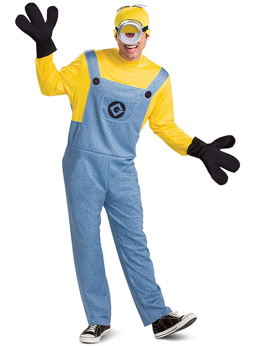 Image of Licensed Minion Stuart Men's Despicable Me Costume - Front View