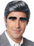 Image of Johnny Rose Style Men's Grey Costume Wig and Eyebrows