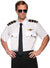 Image of Pan Am Airways Men's White Pilot Costume Shirt