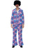 Image of Boho Men's Purple 1970s Disco Suit Costume - Main Image