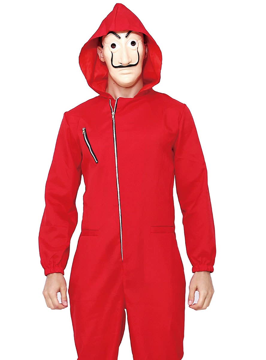 Mens Red Money Heist Costume Money Heist Red Jumpsuit for Men