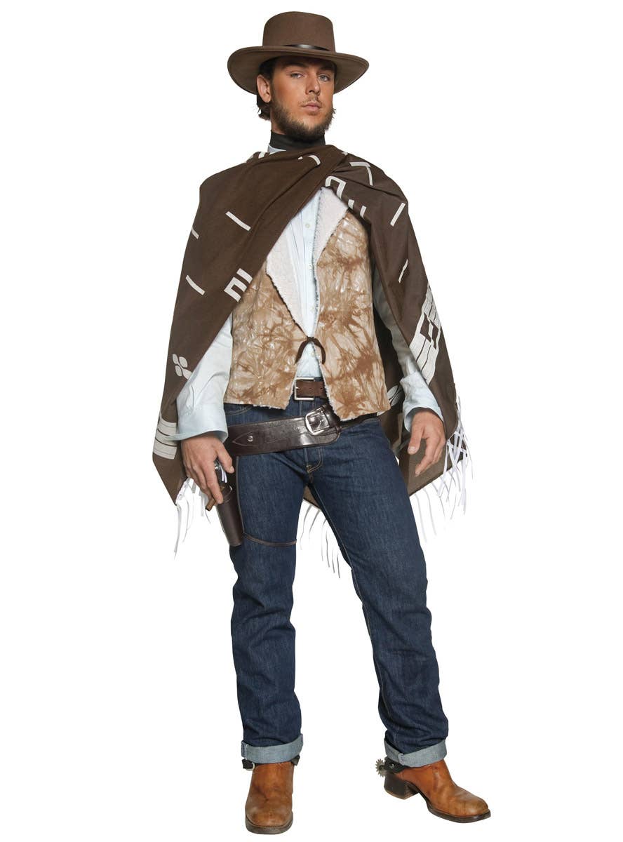 Clint Eastwood Western Movie Outfits Brown Gunslinger Cowboy