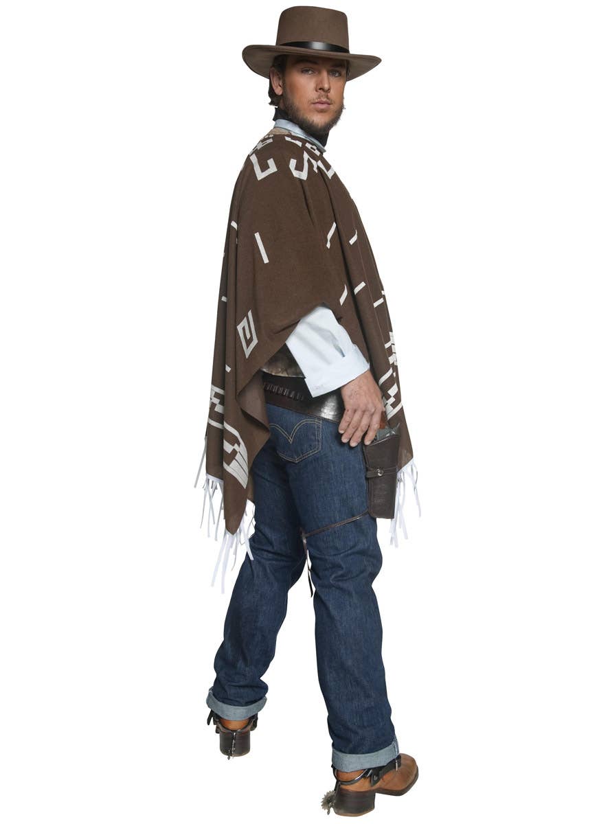 Image of Wandering Wild West Gunman Men's Clint Eastwood Costume - Side Image
