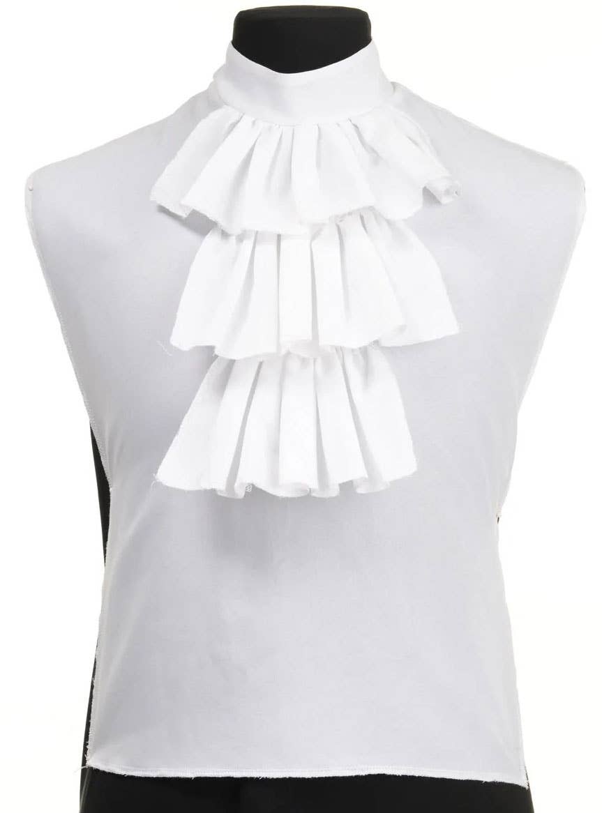 Image of Victorian White Jabot Shirt Front Costume Accessory