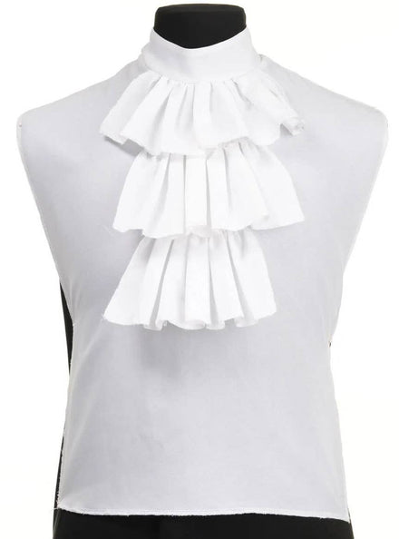 Image of Victorian White Jabot Shirt Front Costume Accessory