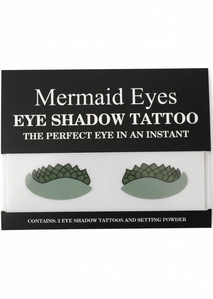 Mermaid Eyes Eyeshadow Tattoo Costume Makeup