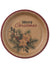 Image of Merry Christmas Brown 23cm Round Paper Plates