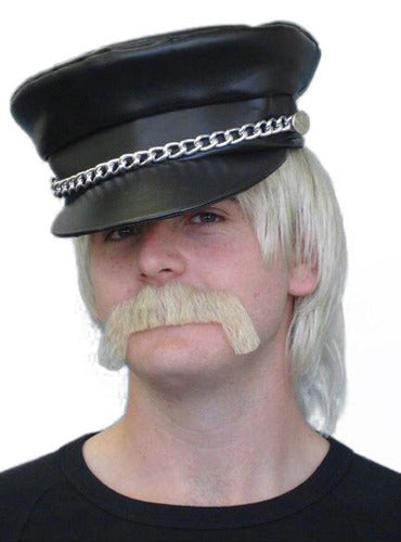 Merv Mens Blonde Costume Moustache - Main Image